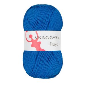 Garn viking frøya kongeblå