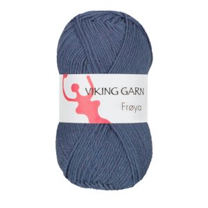 Garn viking frøya 225 jeansblå