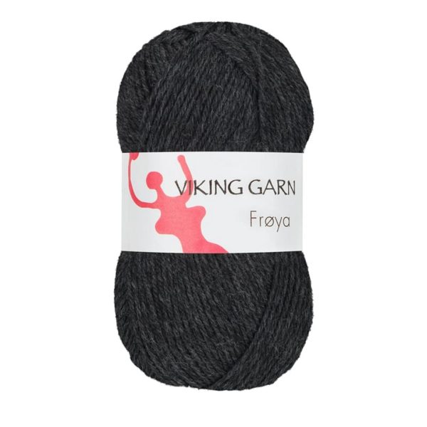 Garn viking frøya 227 koksgrå
