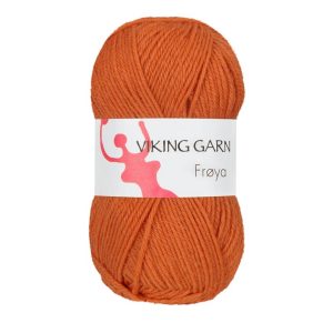 Garn viking frøya 236 oransje