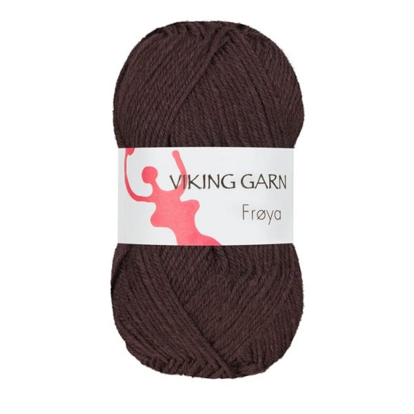 Garn viking frøya 255 brun