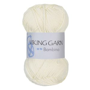 Garn viking bambino 402 naturhvit