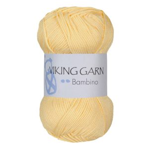 Garn viking bambino 443 lys gul