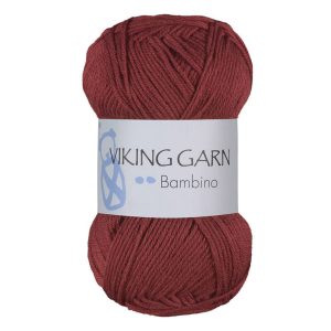 Garn viking bambino 484 mørk gammel rosa