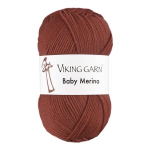 Garn viking baby merino 254 rust