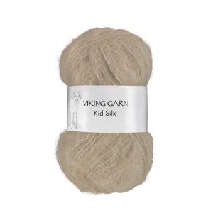 Garn viking kid silk 306 beige