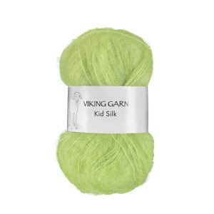 Garn viking kid silk 331 lime