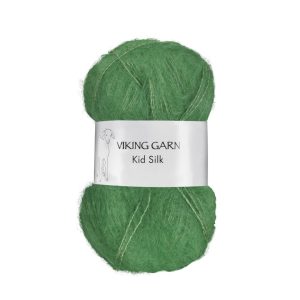 Garn viking kid silk 332 grønn