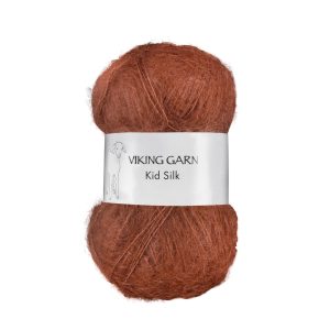 Garn viking kid/silk 353 rust