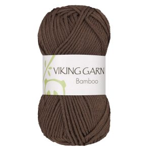 Garn viking bamboo 608 brun