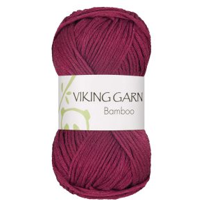 Garn viking bamboo 618 rødbrun