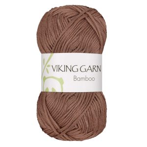 Garn viking bamboo 619 lys brun