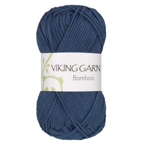 Garn viking bamboo 627 mørk blå