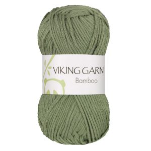 Garn viking bamboo 634 mosegrønn