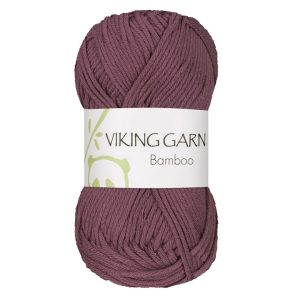 Garn viking bamboo 668 mørk lilla