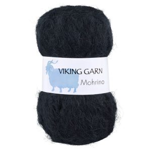Garn viking mohrino 503 svart 503