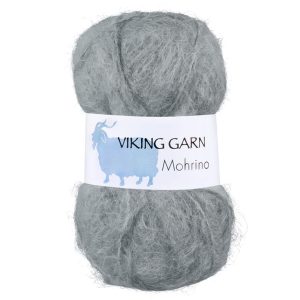 Garn viking mohrino 513 lys grå 513