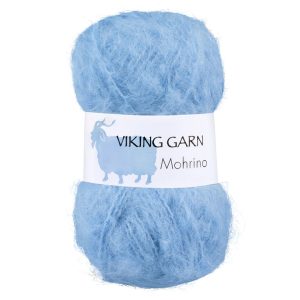 Garn viking mohrino 520 lys blå 520