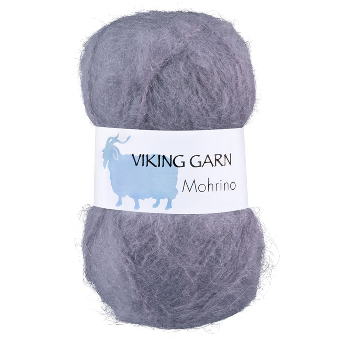 Garn viking mohrino 567 grålilla 567