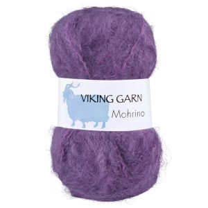 Garn viking mohrino 568 lilla 568