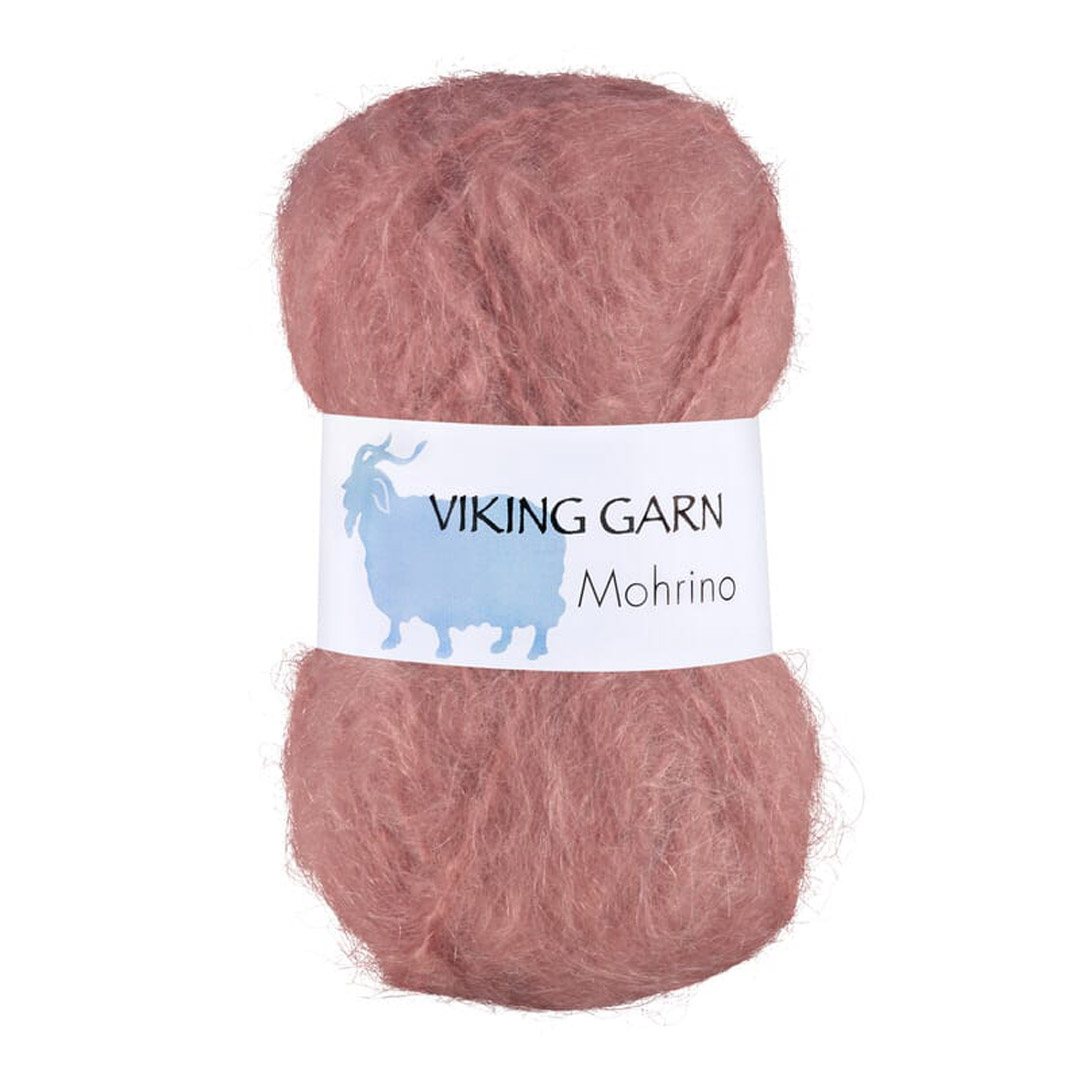 Garn viking mohrino 584 gammelrosa