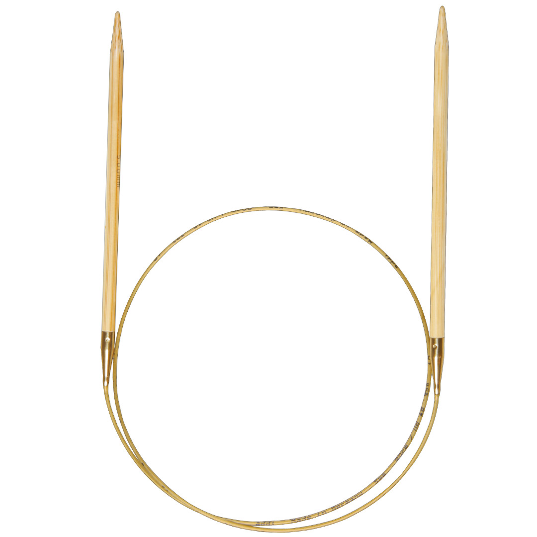 Addi rund strikkepinne bambus 60cm 5,5mm