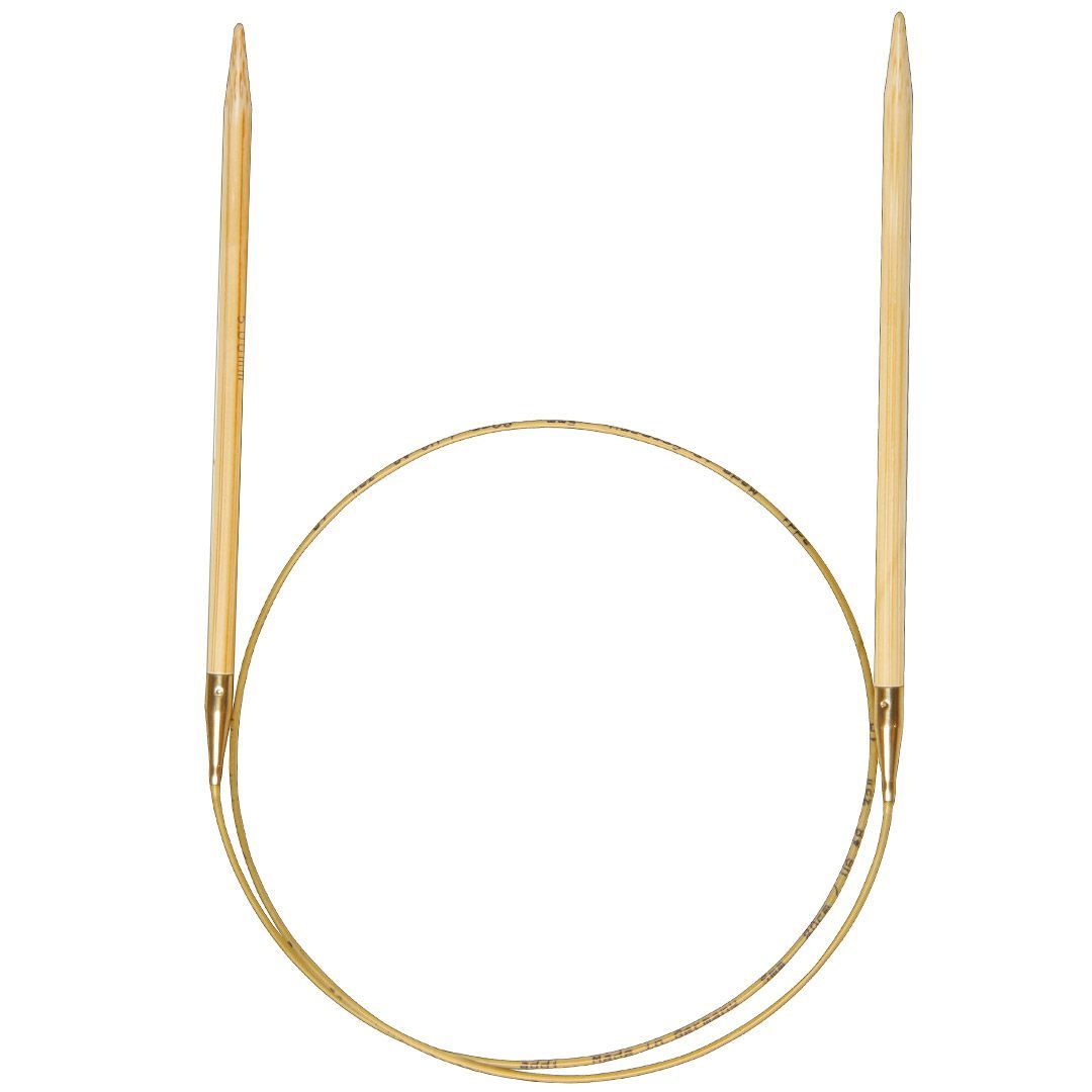 Addi rund strikkepinne bambus 80cm 4,5mm