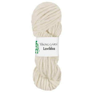 Garn viking lovikka 202 naturhvit