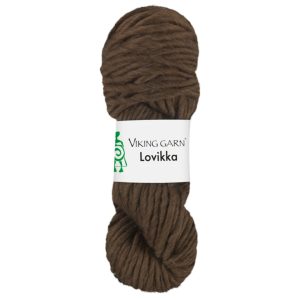Garn viking lovikka 208 brun