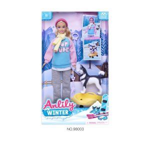 Anlily vinterdukke med hund