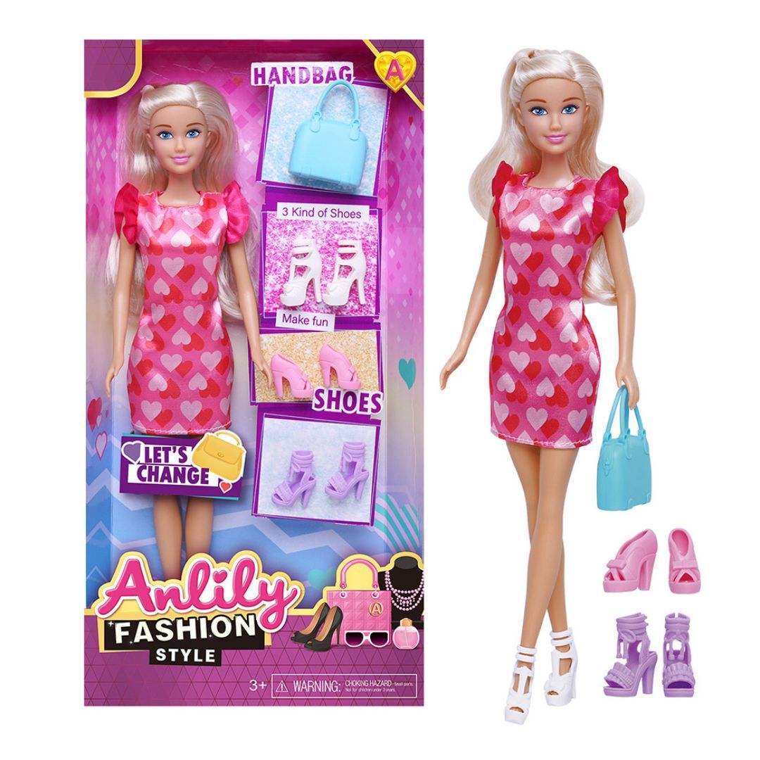 Anlily dukke med ekstra utstyr - Bilde 2