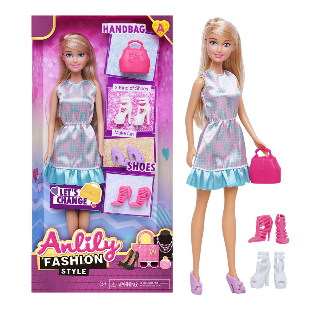 Anlily dukke med ekstra utstyr - Bilde 3