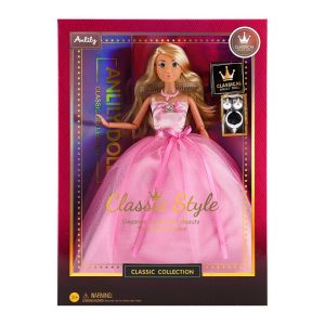 Anlily rosa  ballkjole