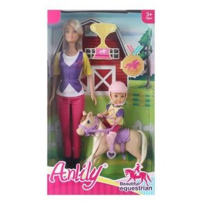 Anlily dukke med kiki & pony