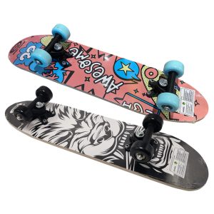 Skateboard medium m. abec 5 lager og pvc
