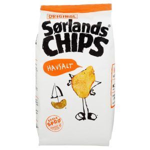 Sørlandschips havsalt 190g