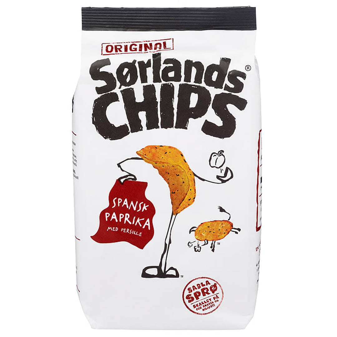 Sørlandschips spansk 200g