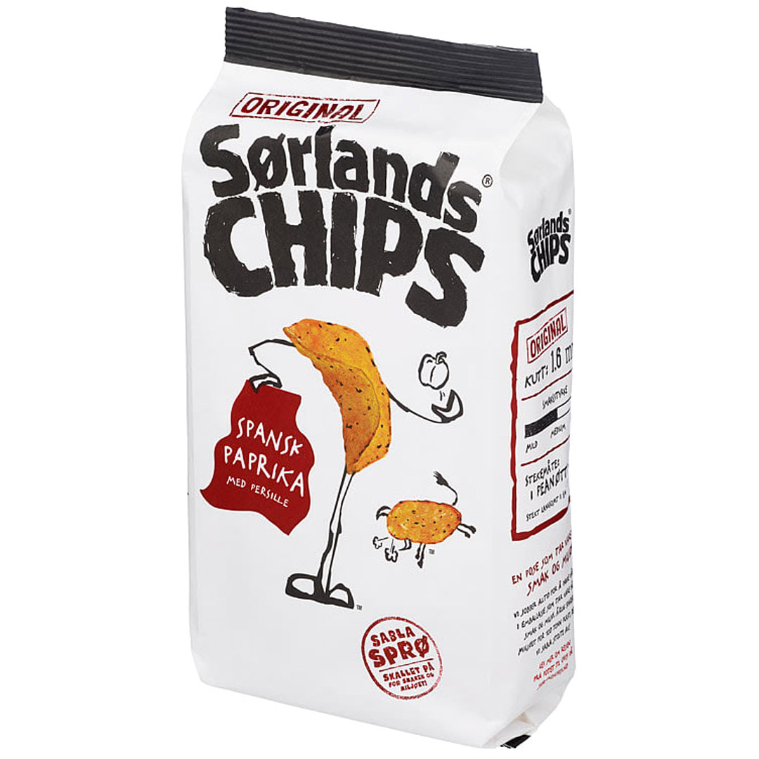 Sørlandschips spansk 200g - Bilde 3