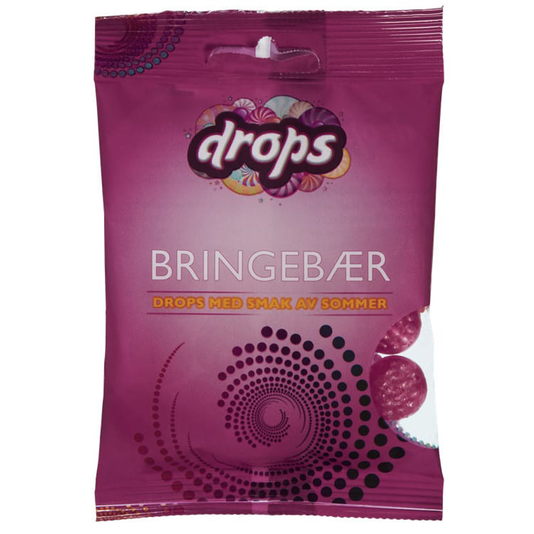 Bringebærdrops 48 gram