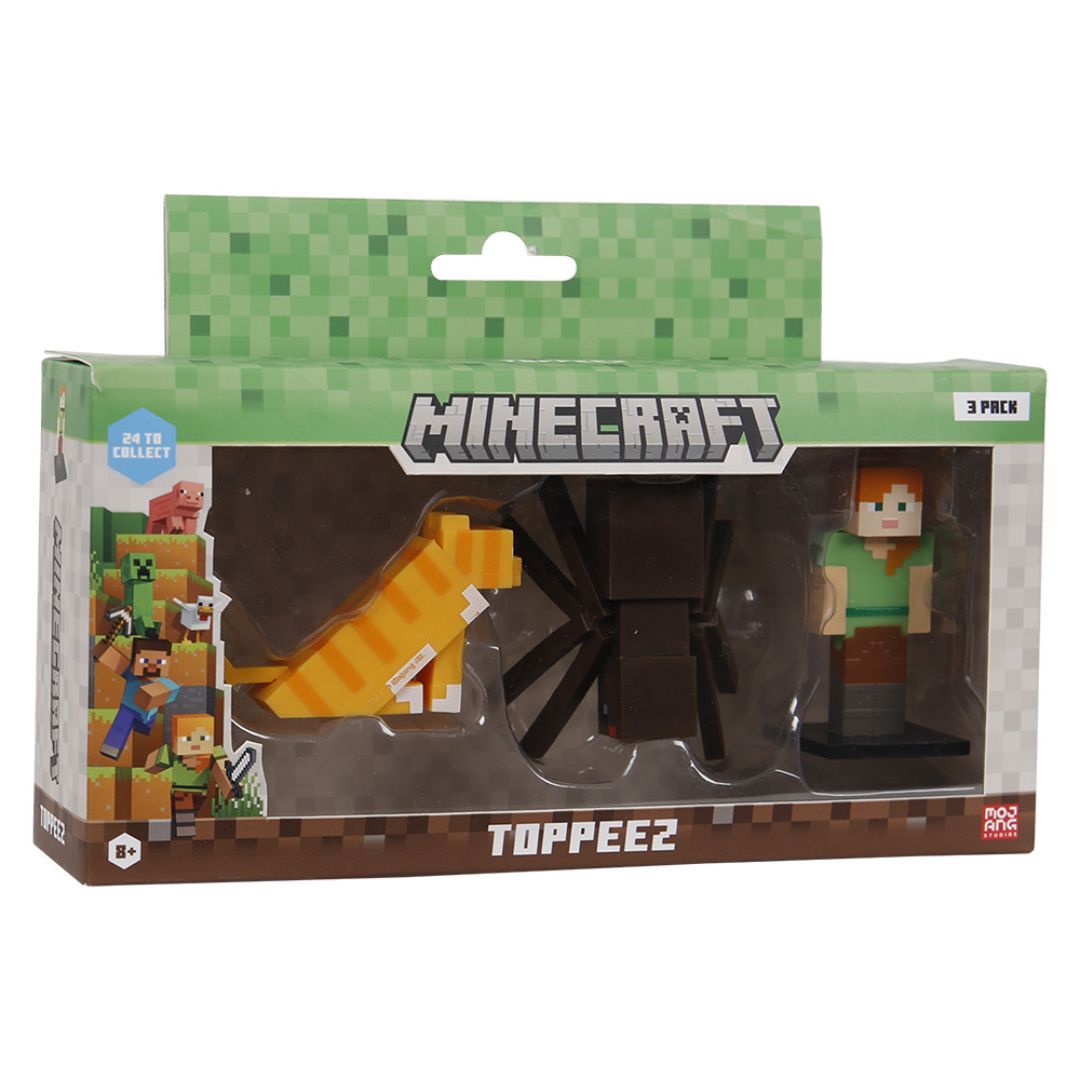 Minecraft 3d toppeez 3 pk - Bilde 2