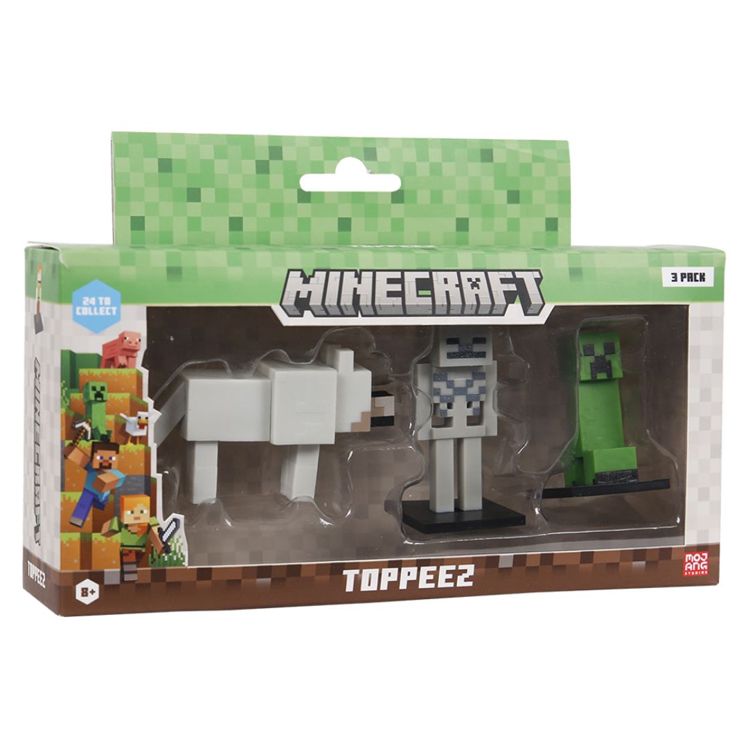 Minecraft 3d toppeez 3 pk - Bilde 6