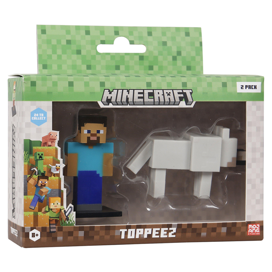 Minecraft 3d toppeez 2 pk