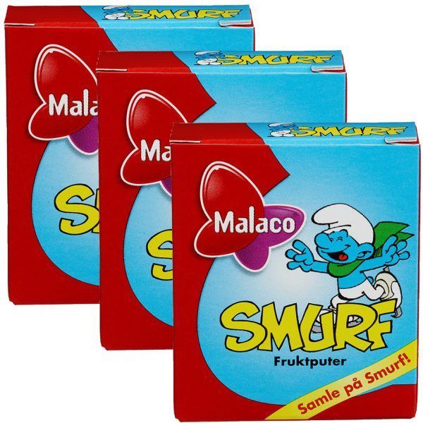 Smurf pastiller 3 pakning