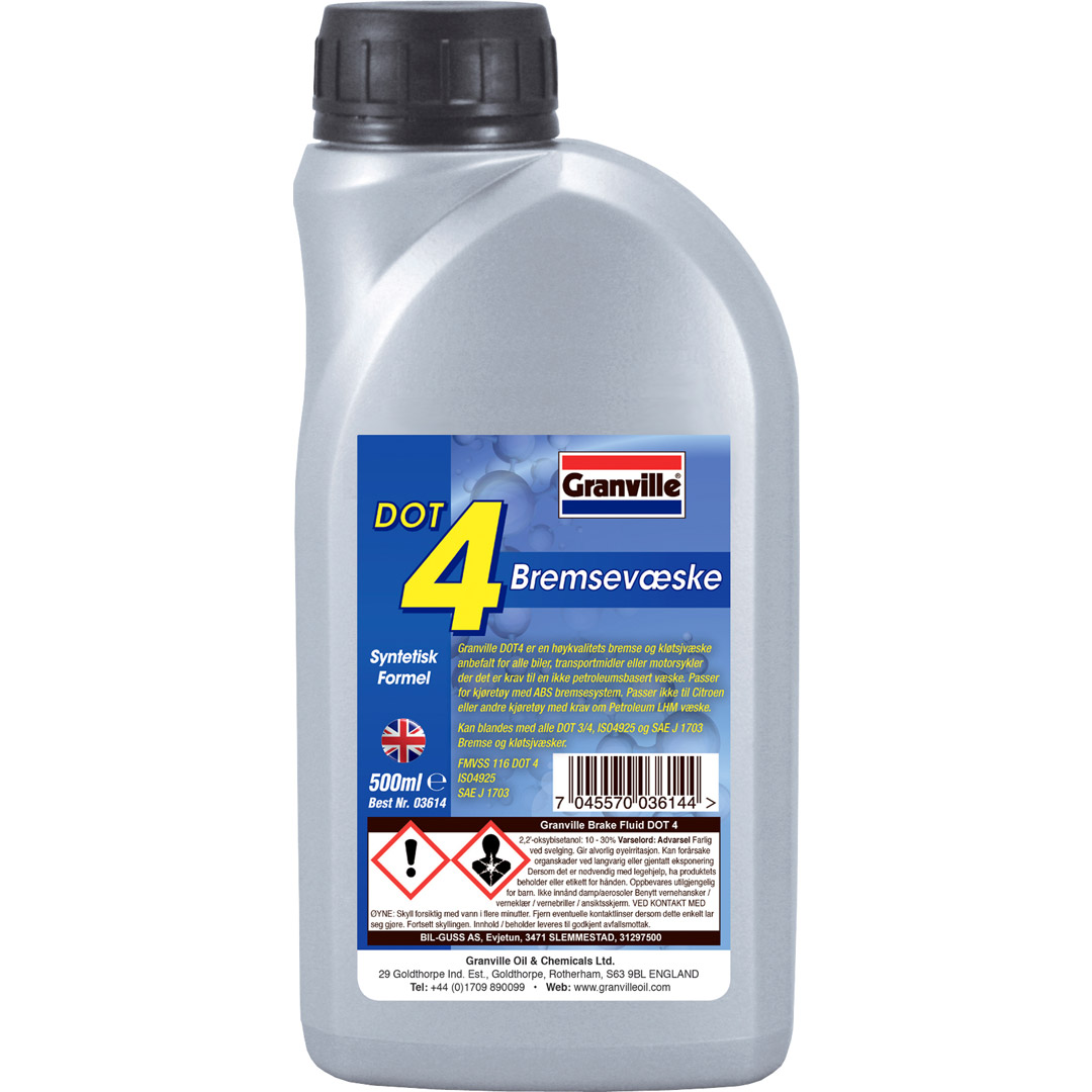 Bremsevæske dot 4 500 ml