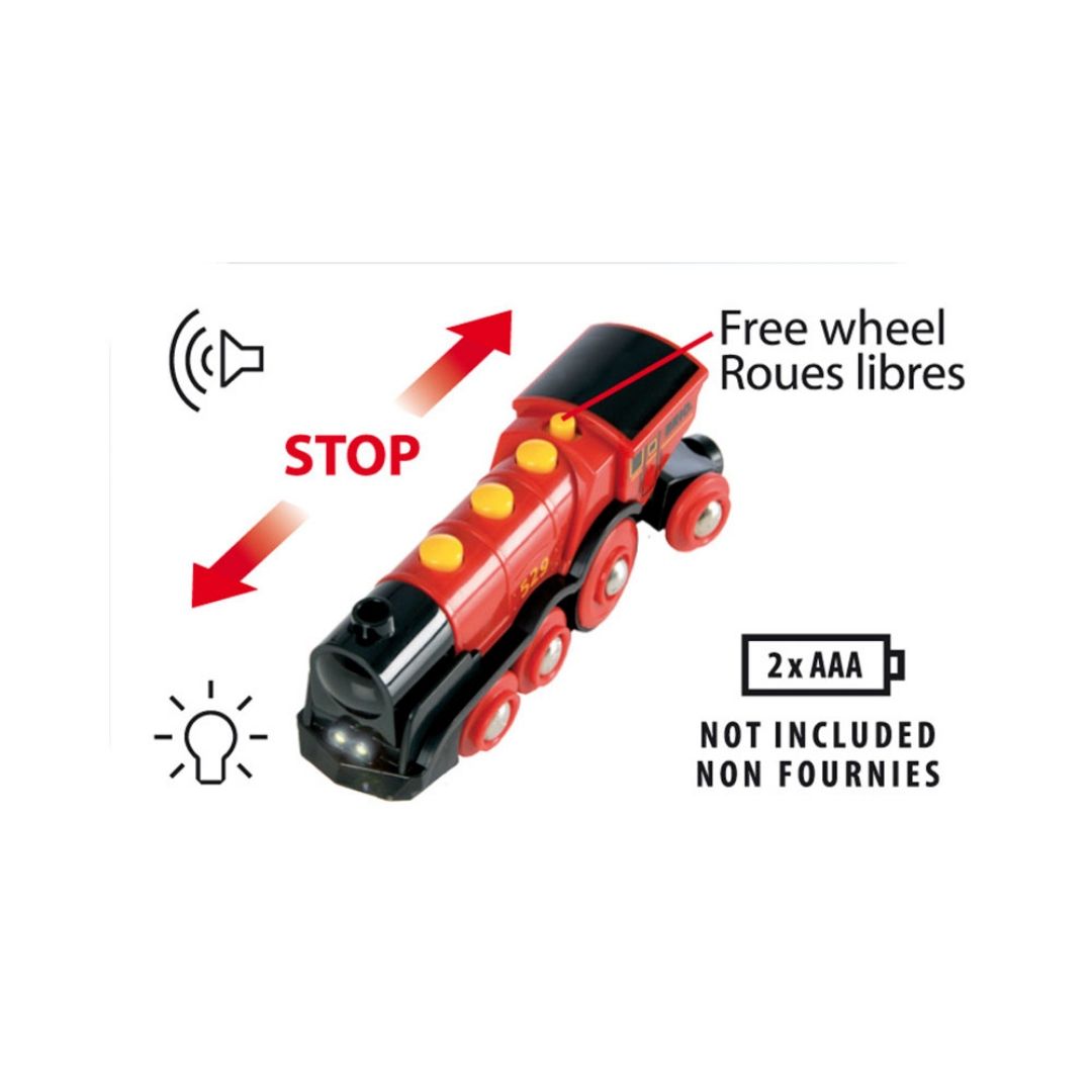 Brio stort rødt lok b/o - Bilde 2
