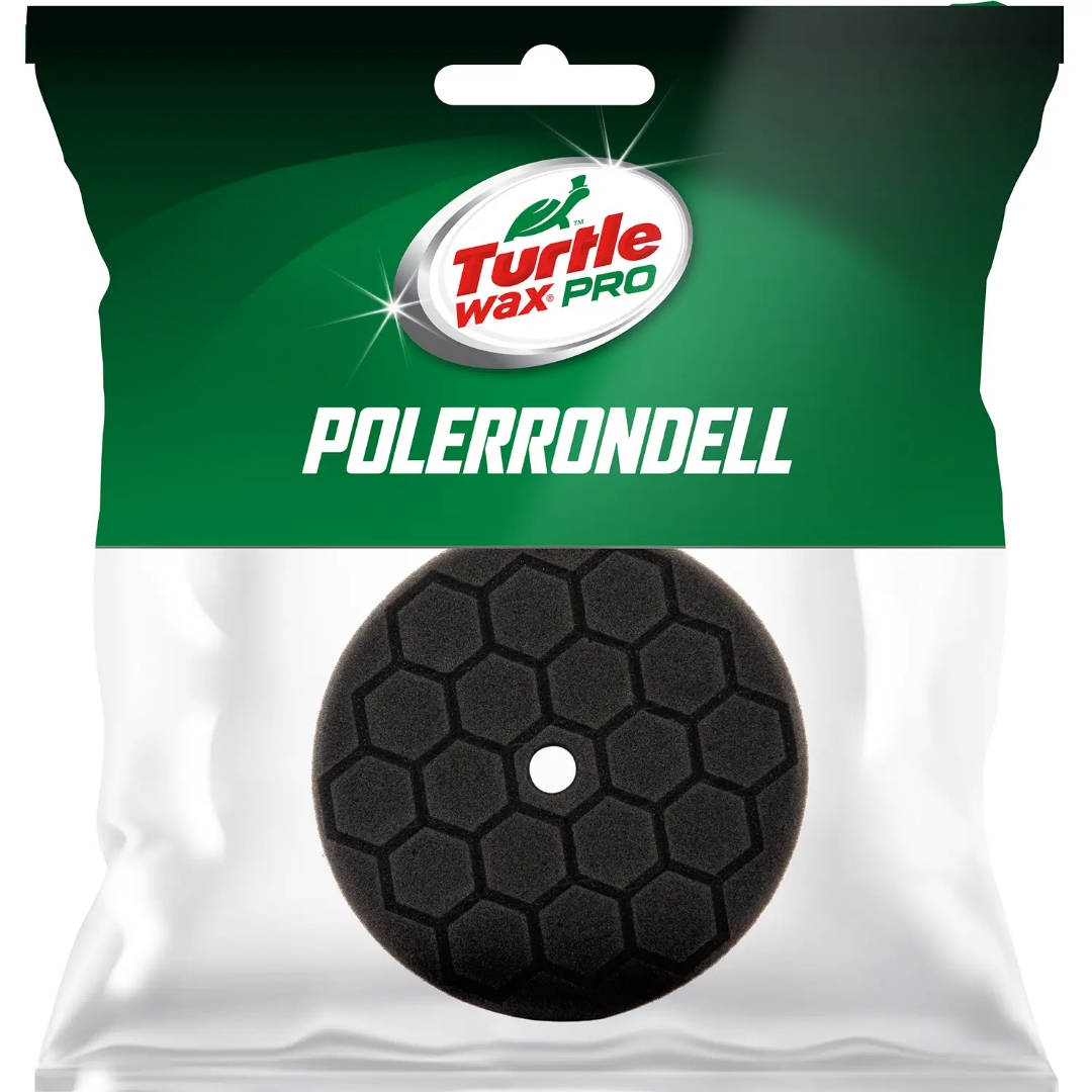 Polerpute sort myk 95/75x25