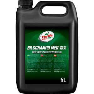 Turtle wax pro bilshampo med voks 5l