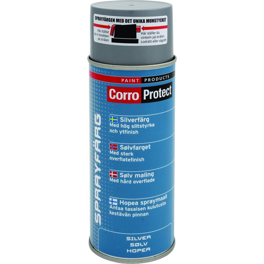 Corroprotect sølv blank lakk 400 ml