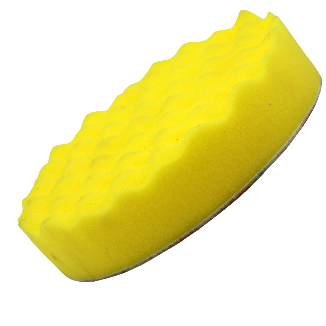 Polerpute gul medium vaflet 130mm