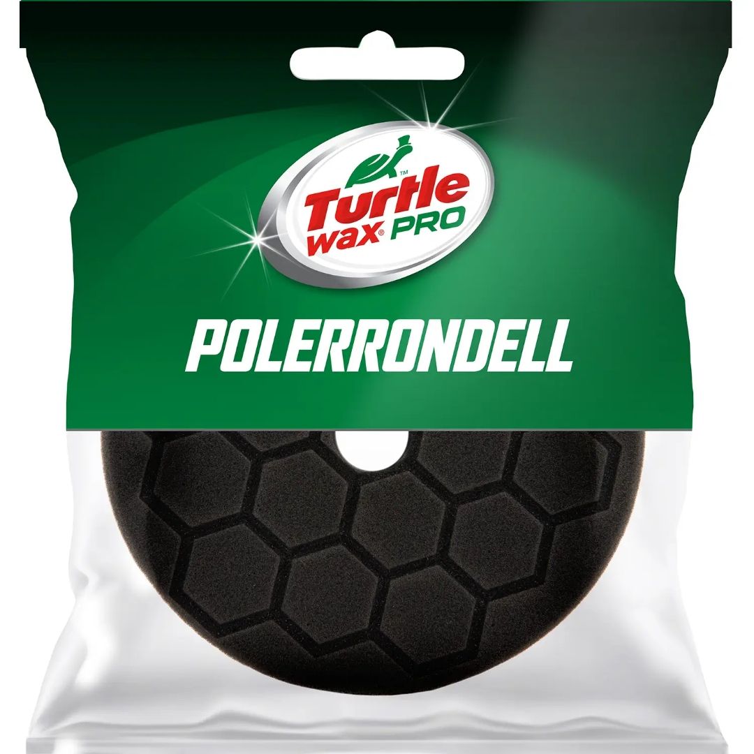 Polerpute sort myk 150/130x25